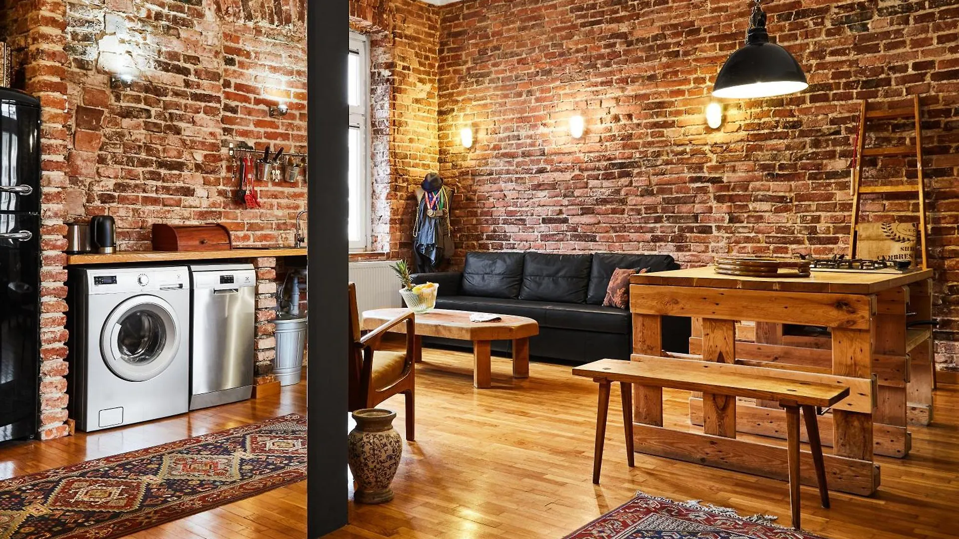Loft Apartment Industrial Design Kraków Polen